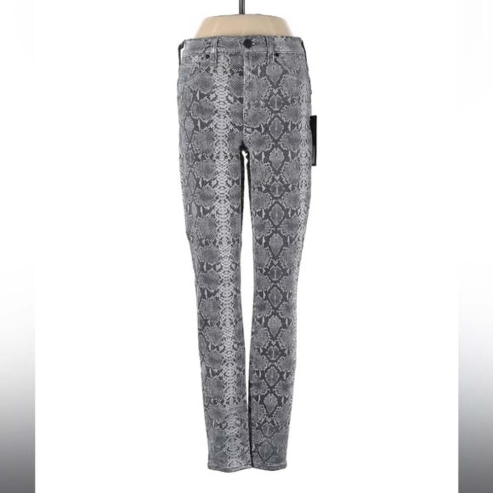 Hudson Barbara‎ Snake Print High Waist Skinny Jean NEW - Picture 2 of 6
